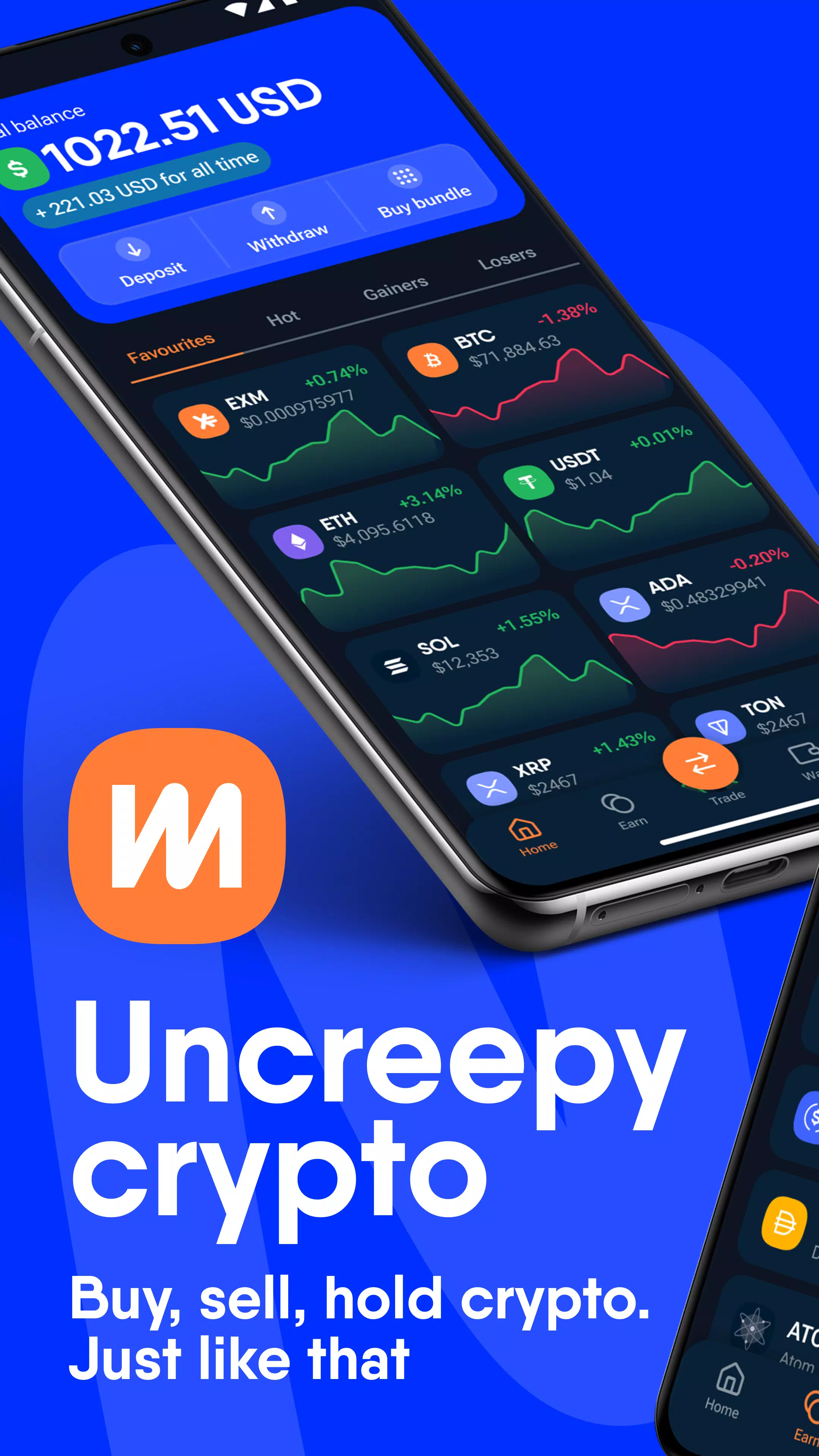 EXMO.com: Trade & Hold Crypto ภาพหน้าจอ 0