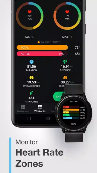 FITIV Pulse Heart Rate Monitor ภาพหน้าจอ 3