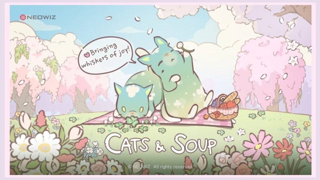 Cats & Soup Drops a Cherry Blossom Update with Clovers, Rabbit Costumes and New Cats!