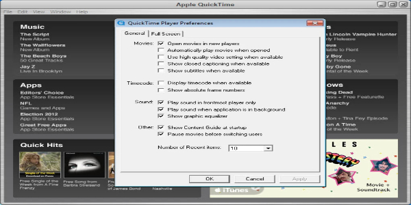 QuickTime Скриншот 2