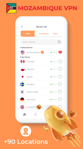 Mozambique VPN - Private Proxy Screenshot 1