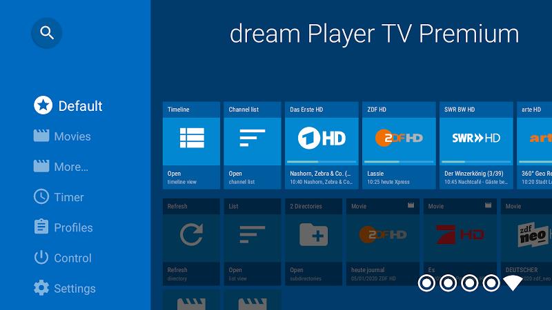 dream Player for Android TV Tangkapan skrin 1