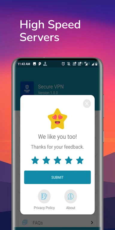 Secure VPN Proxy Captura de pantalla 2