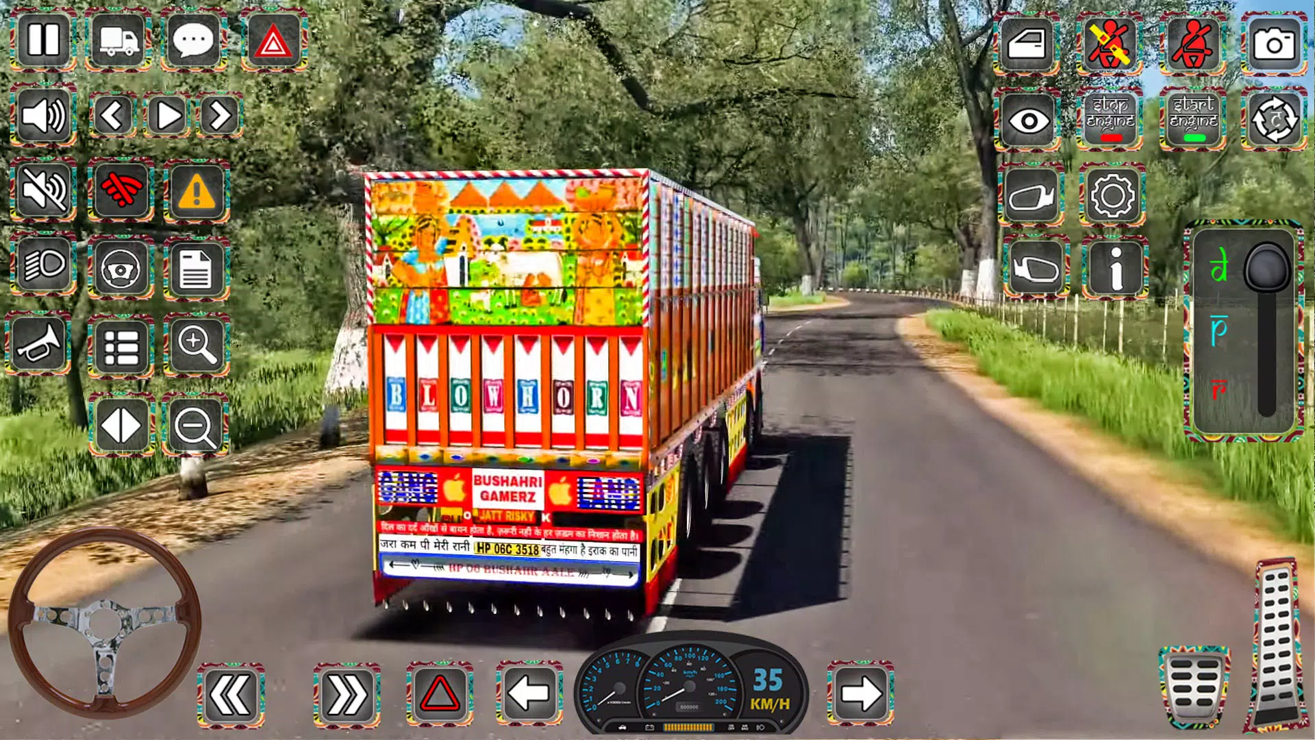 Indian Truck Driver Simulator ဖန်သားပြင်ဓာတ်ပုံ 2