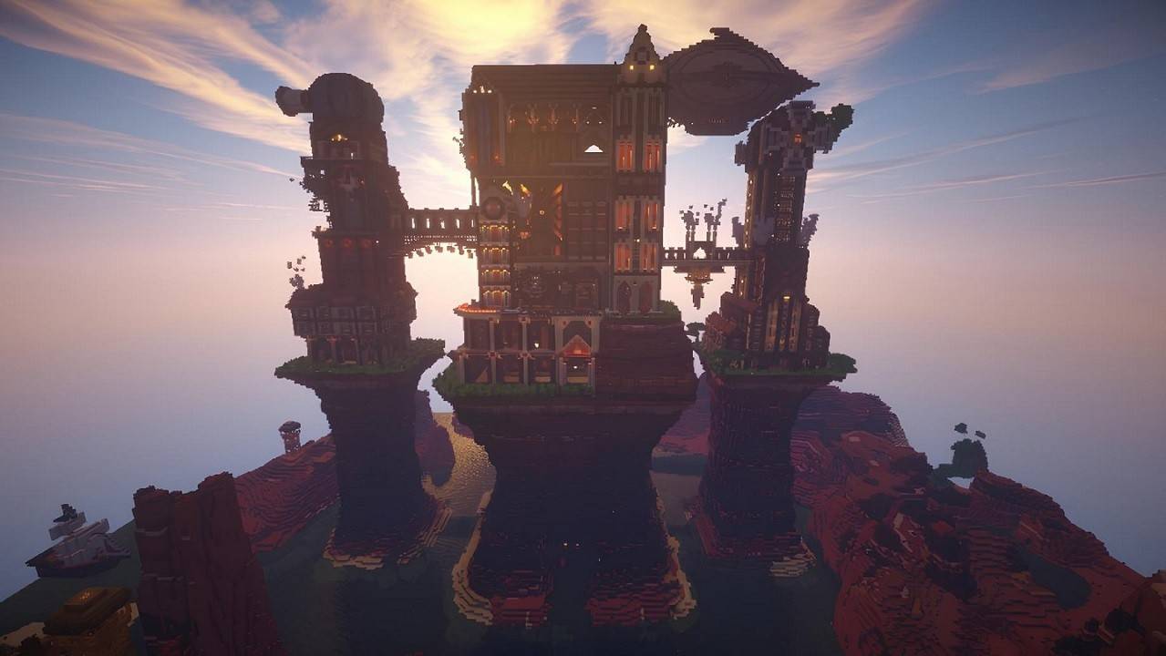 Steampunk城堡Minecraft