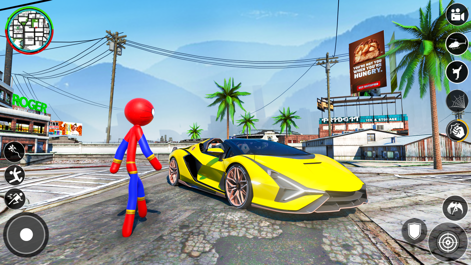 Spider Hero Man Game-Superhero ဖန်သားပြင်ဓာတ်ပုံ 2