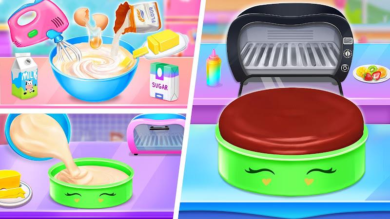 Ice cream Cake Maker Cake Game Schermafbeelding 1