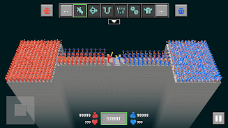 Blocky Ragdoll Battle スクリーンショット 1