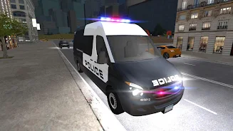 American Police Van Driving Capture d'écran 2