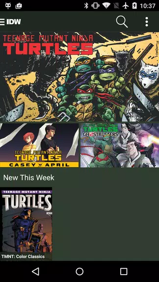 TMNT Comics Tangkapan skrin 0
