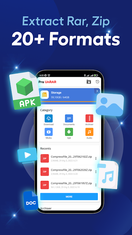Pro 7-Zip, Unzip Rar Extractor应用截图第2张