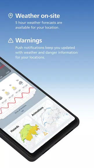 MeteoSwiss Скриншот 1