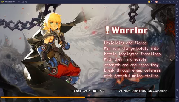 Warrior class gameplay showcase in Dragon Nest: Rebirth of Legend