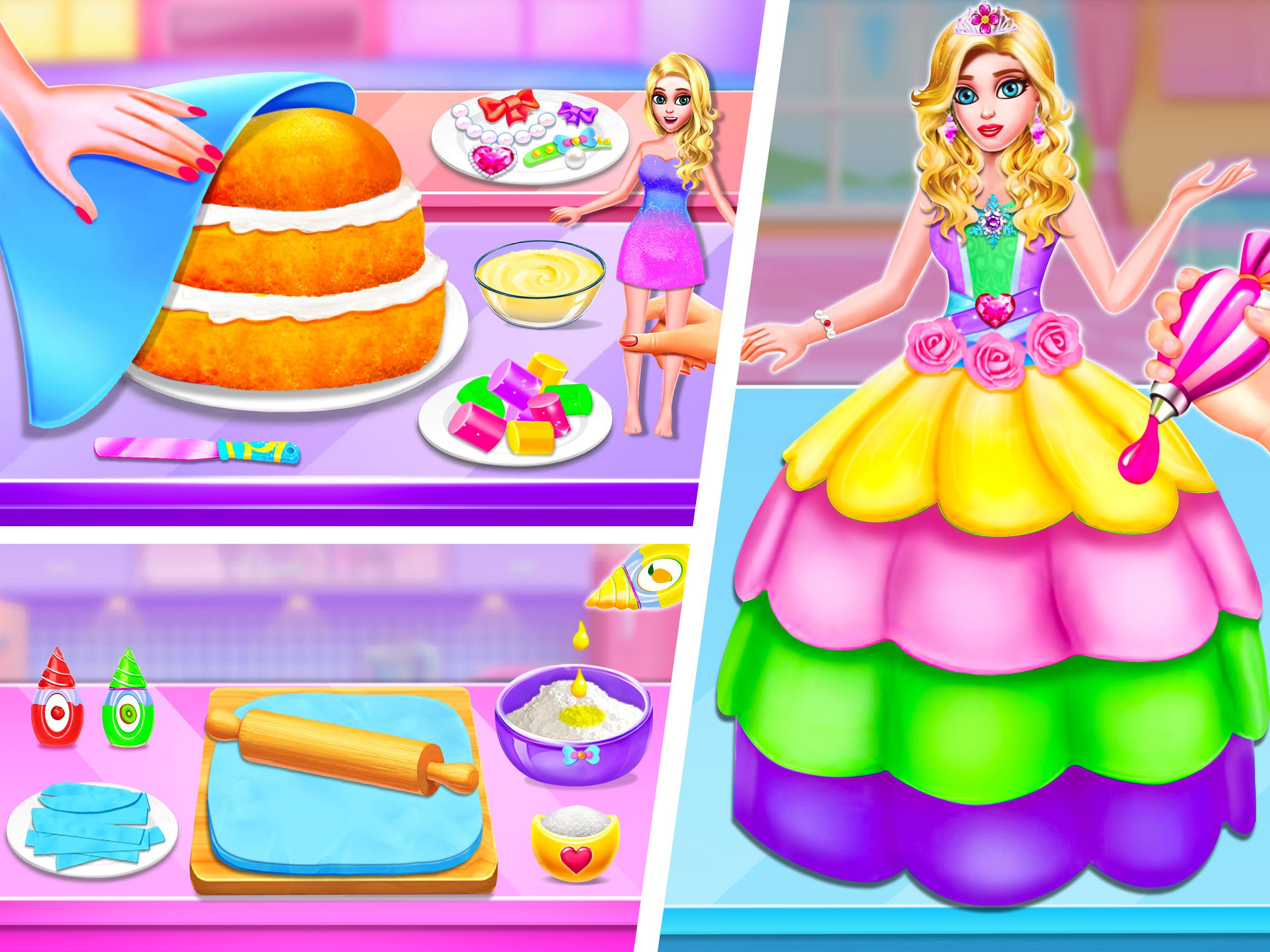 Doll House Cake Maker Game Schermafbeelding 0