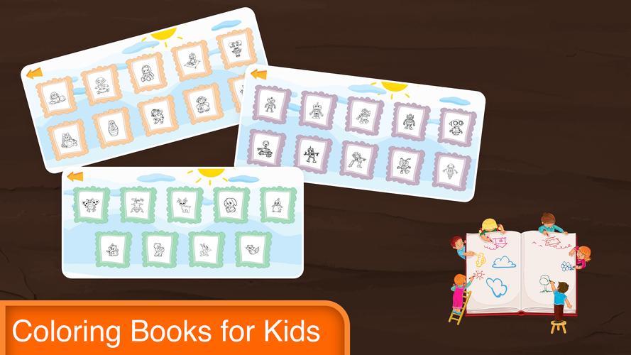 Coloring Games for Kids, Paint Tangkapan skrin 3