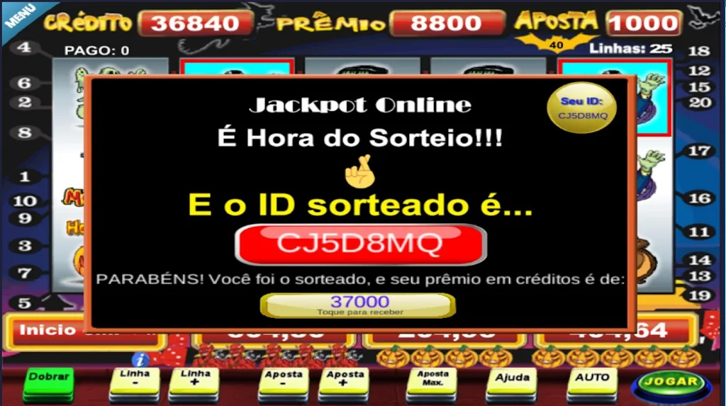 Halloween Caça Niquel Slot Tangkapan skrin 1