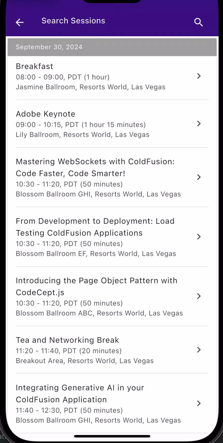 Adobe ColdFusion Summit 2024 स्क्रीनशॉट 2