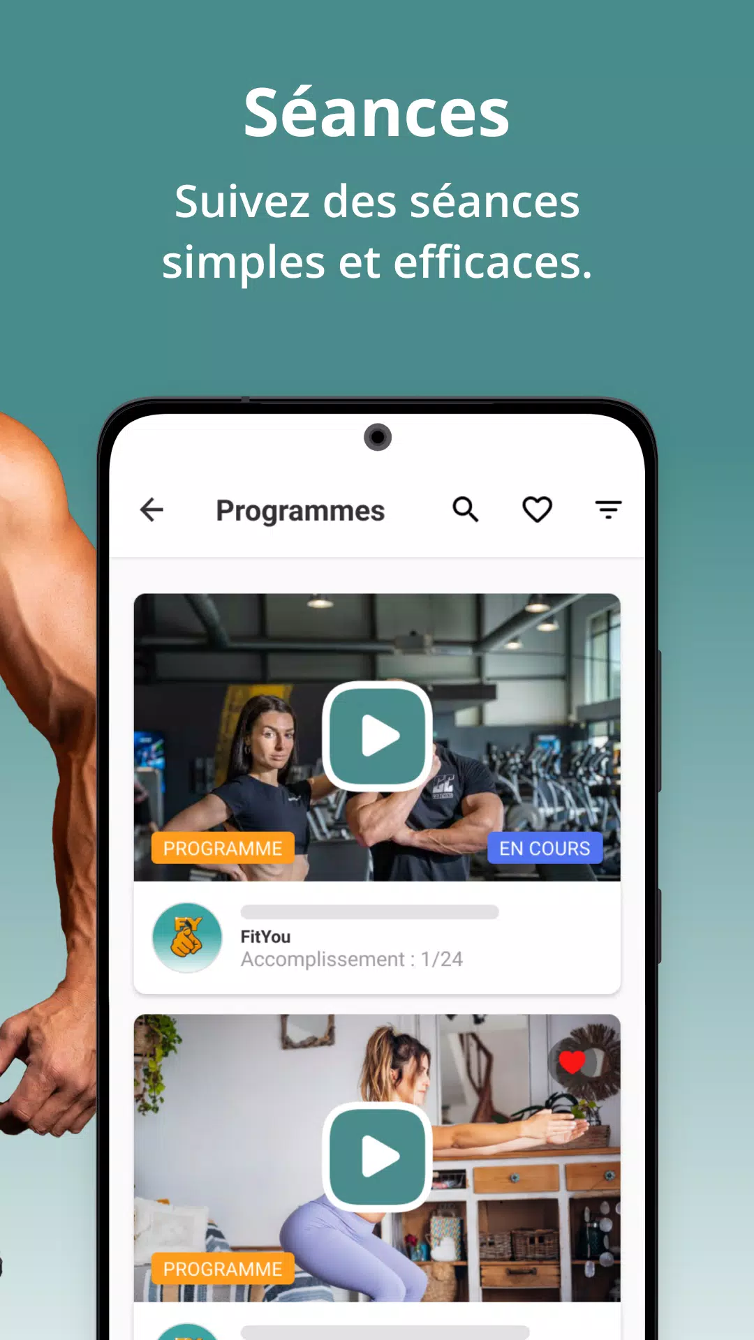 FitYou - Fitness, Nutrition Captura de tela 2