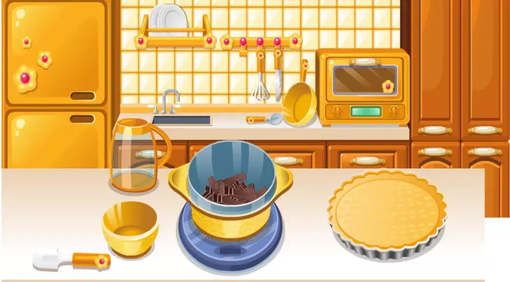 girls cooking games chocolate Captura de tela 3