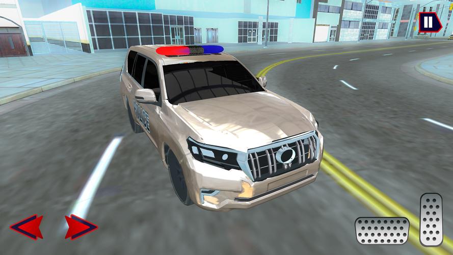 US Police Prado: City Car Скриншот 1