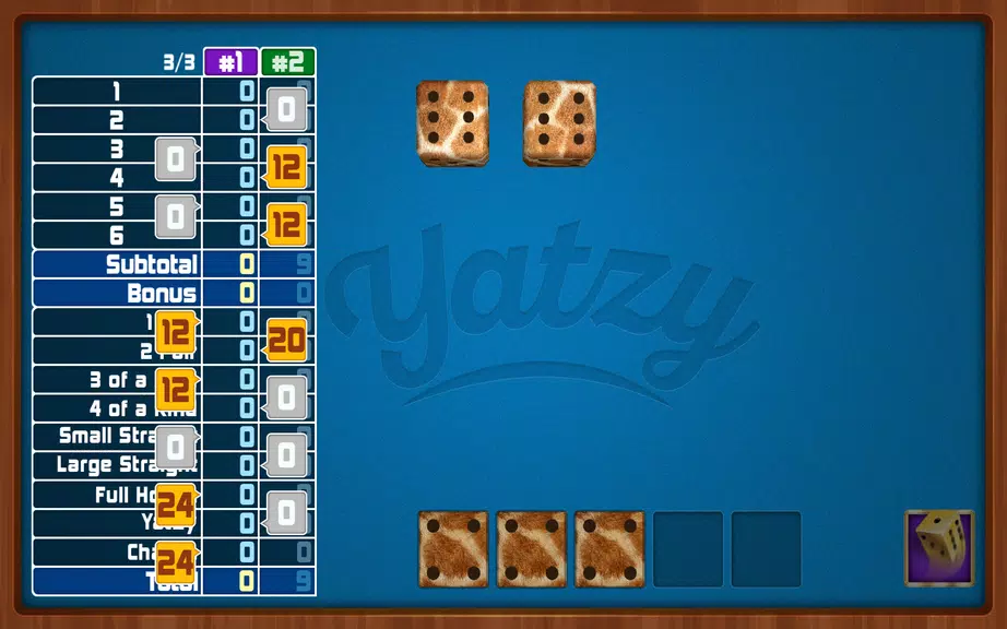 Yatzy Dice Game Tangkapan skrin 1