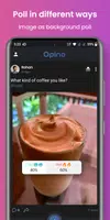Opino - Social App for Polls स्क्रीनशॉट 1