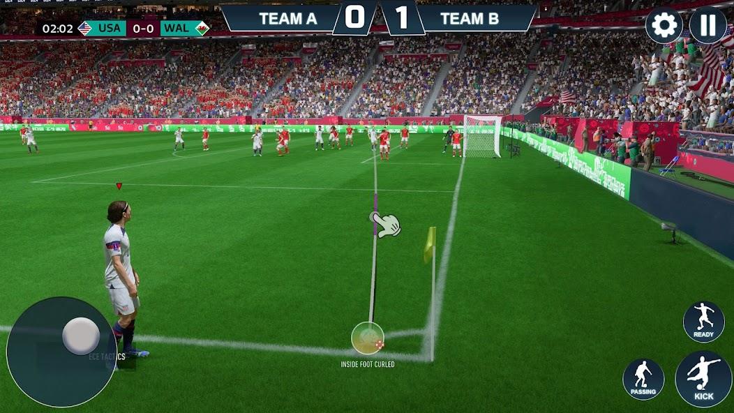 Real League Soccer Offline Mod ภาพหน้าจอ 1