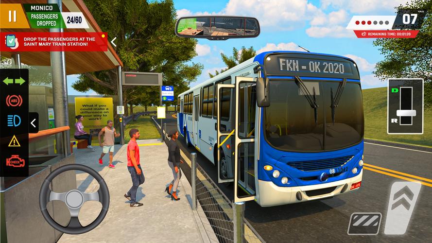 City Bus Simulator : Bus Games Capture d'écran 1