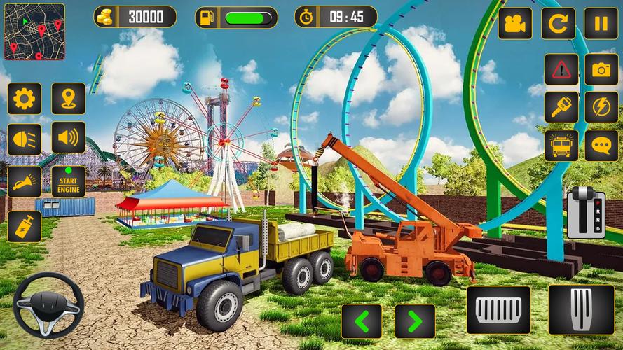 Roller Coaster Builder Game Capture d'écran 2