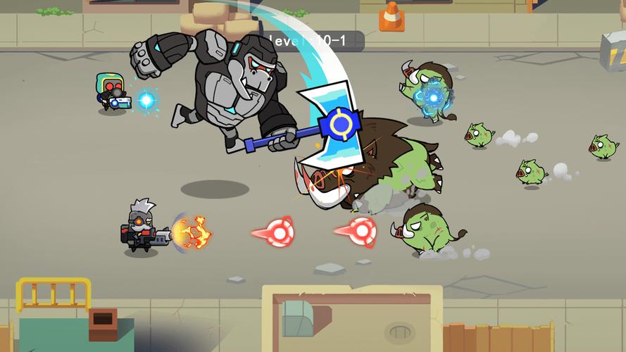 Merge Mech vs. Zombie Brawl Tangkapan skrin 3