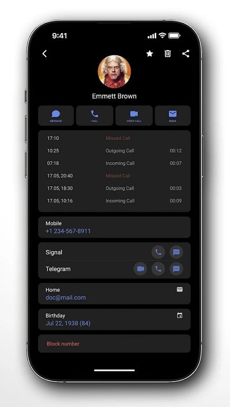 Right Dialer स्क्रीनशॉट 1