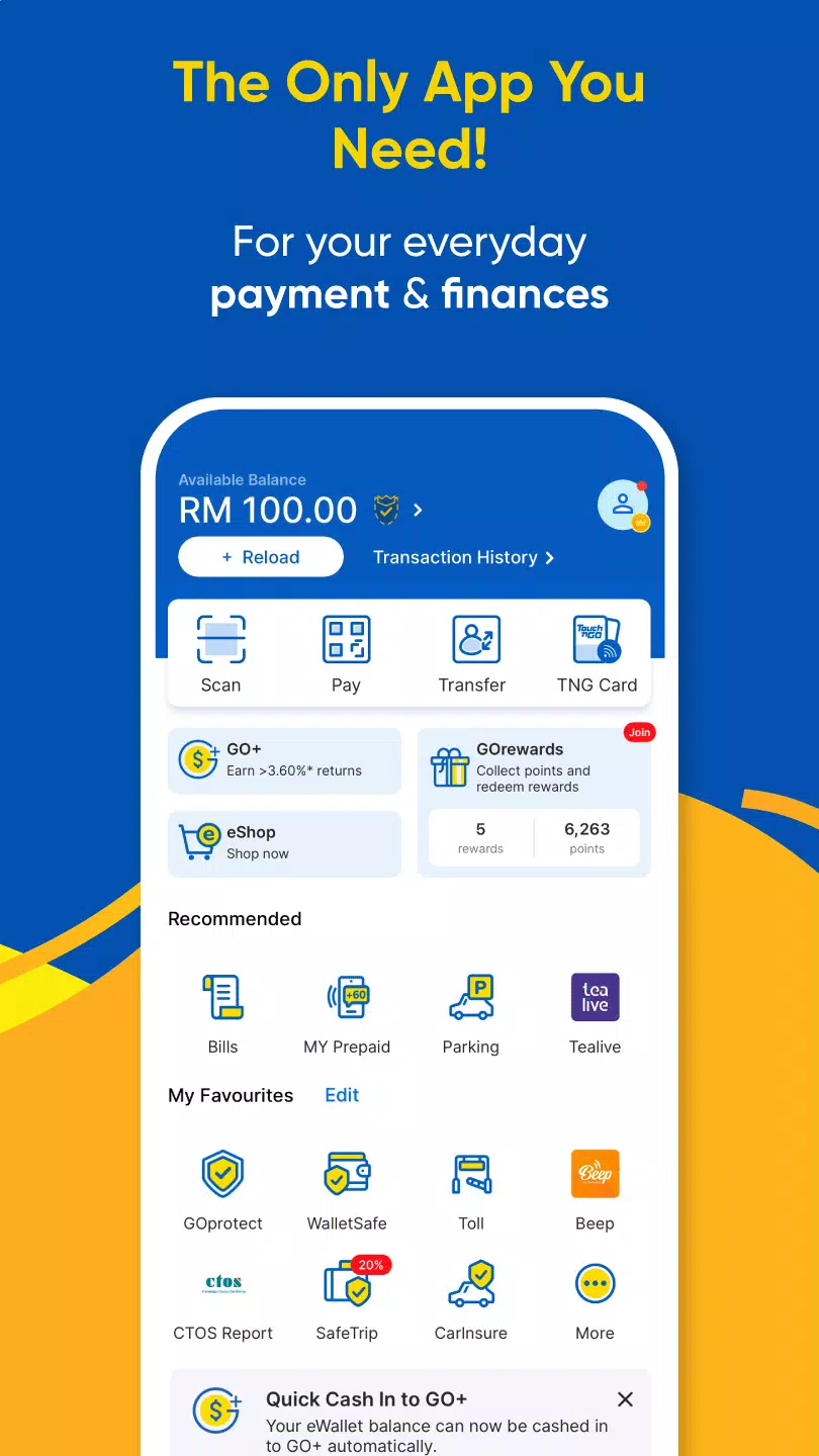 Touch ’n Go eWallet Screenshot 0