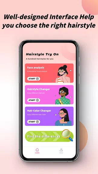 Hairstyle try on Скриншот 3