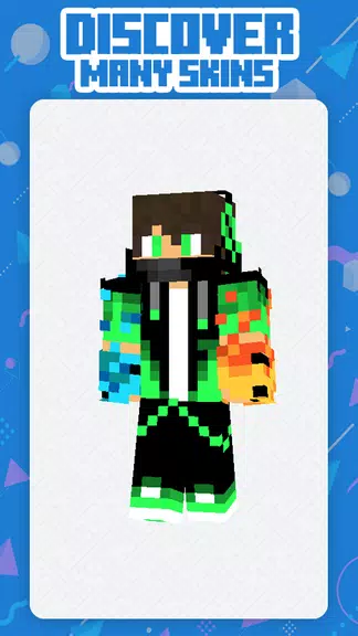 Neon Squad Skin Minecraft স্ক্রিনশট 1