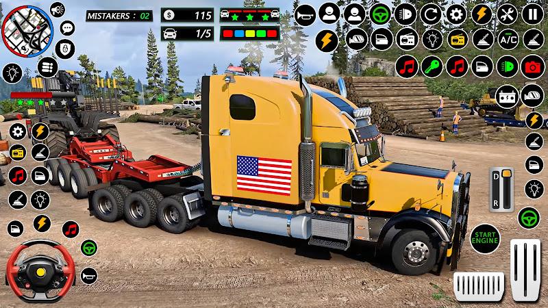 US Cargo Truck Simulator Games Ekran Görüntüsü 2