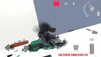 Car Crash Simulator Lite Captura de pantalla 1