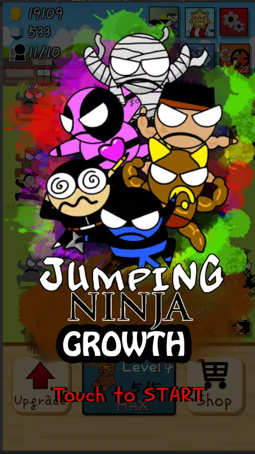 Ninja Growth - Brand new clicker game Mod應用截圖第2張