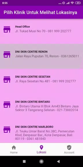 DNI SkinCentre MobileApp ဖန်သားပြင်ဓာတ်ပုံ 3