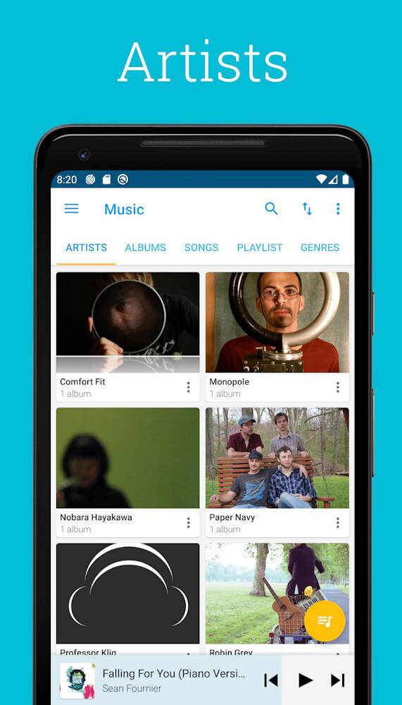 Pixel+ – Music Player Capture d'écran 1