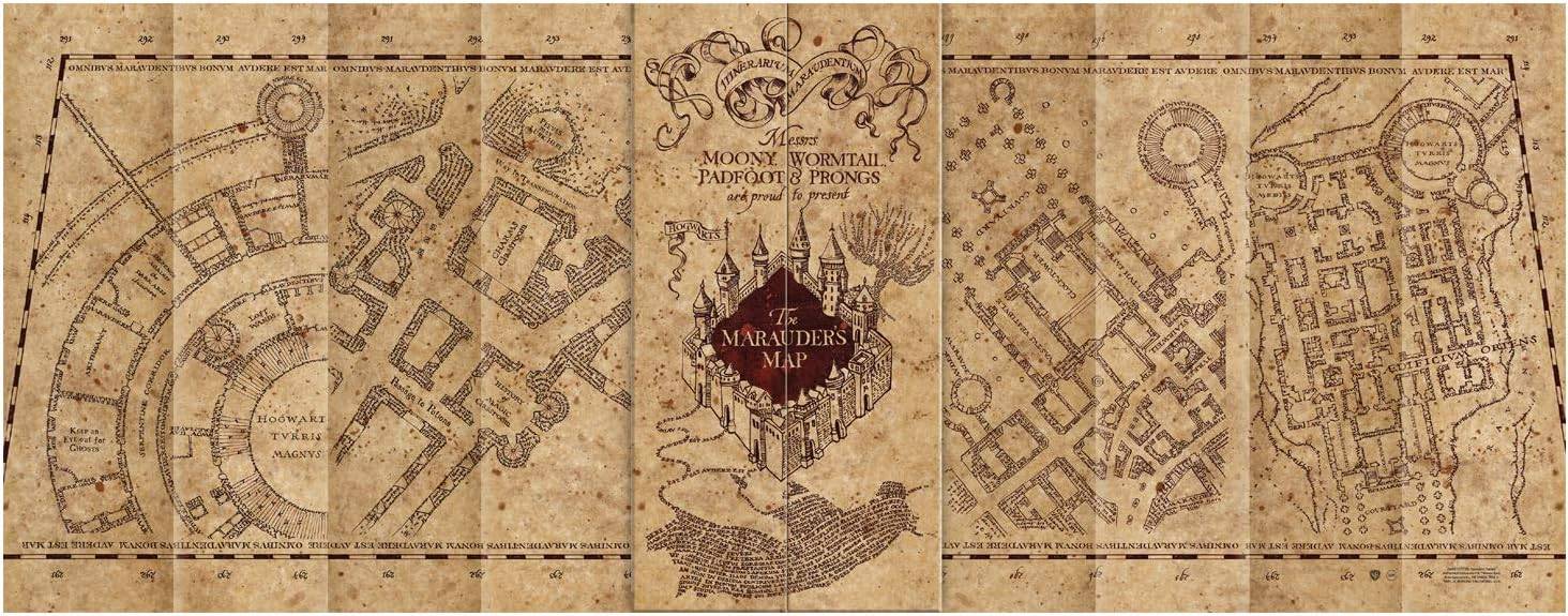 Completed Marauder's Map Puzzle