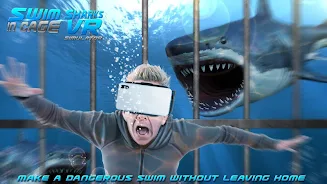 Swim Sharks Cage VR Simulator Captura de pantalla 0