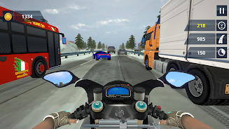 Endless Moto Traffic Racer 3D Capture d'écran 0