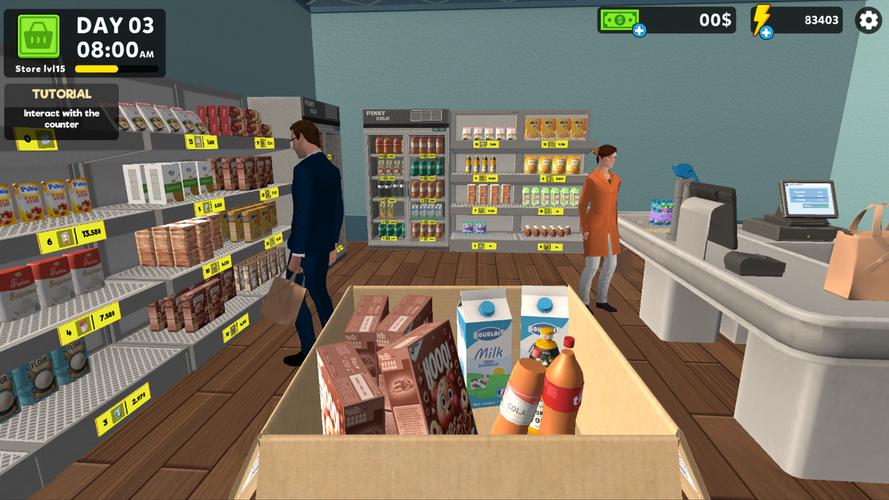 Supermarket Simulator Game 3D 스크린샷 0