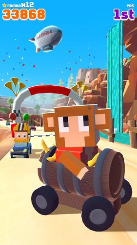 Blocky Racer 스크린샷 2