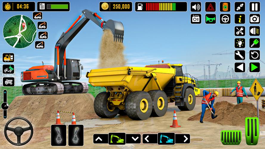 City Road Construction Games Captura de pantalla 2