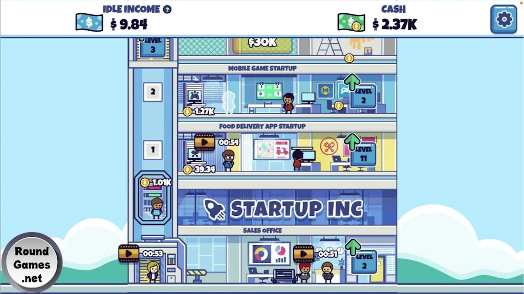 Idle Startup Tycoon 스크린샷 0