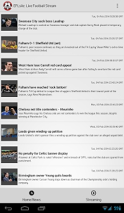 EPLsite: Live Football Stream Capture d'écran 1