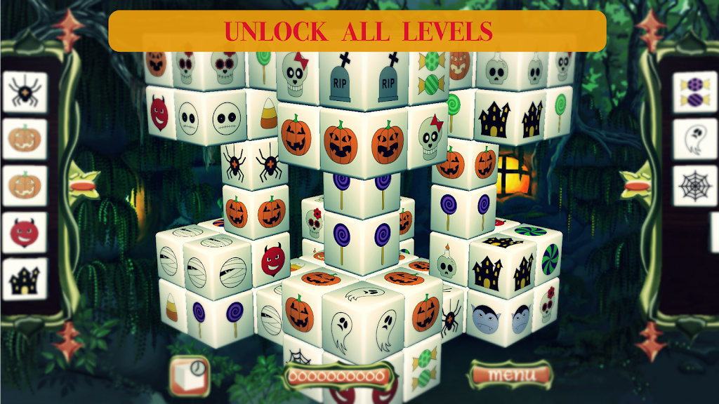 Fairy Mahjong Halloween Ekran Görüntüsü 1