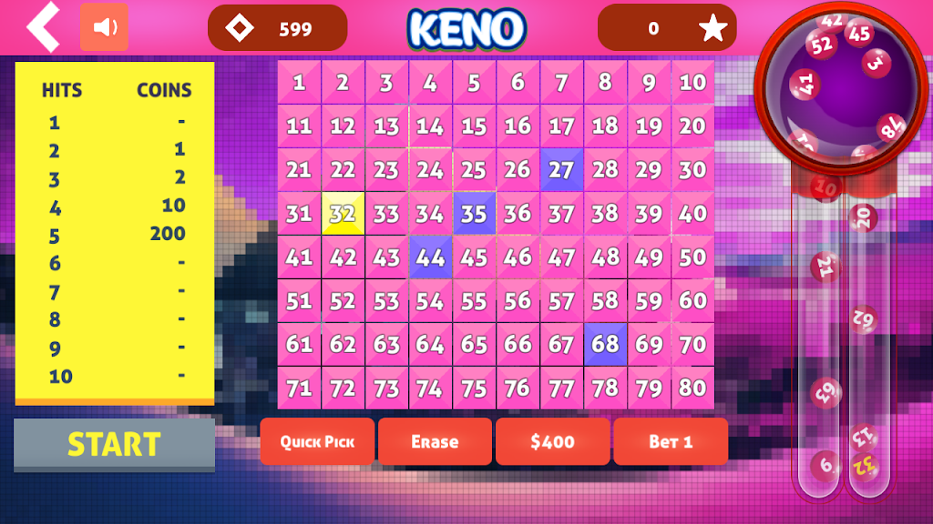 Cleo Keno - Free Keno Game Ekran Görüntüsü 3