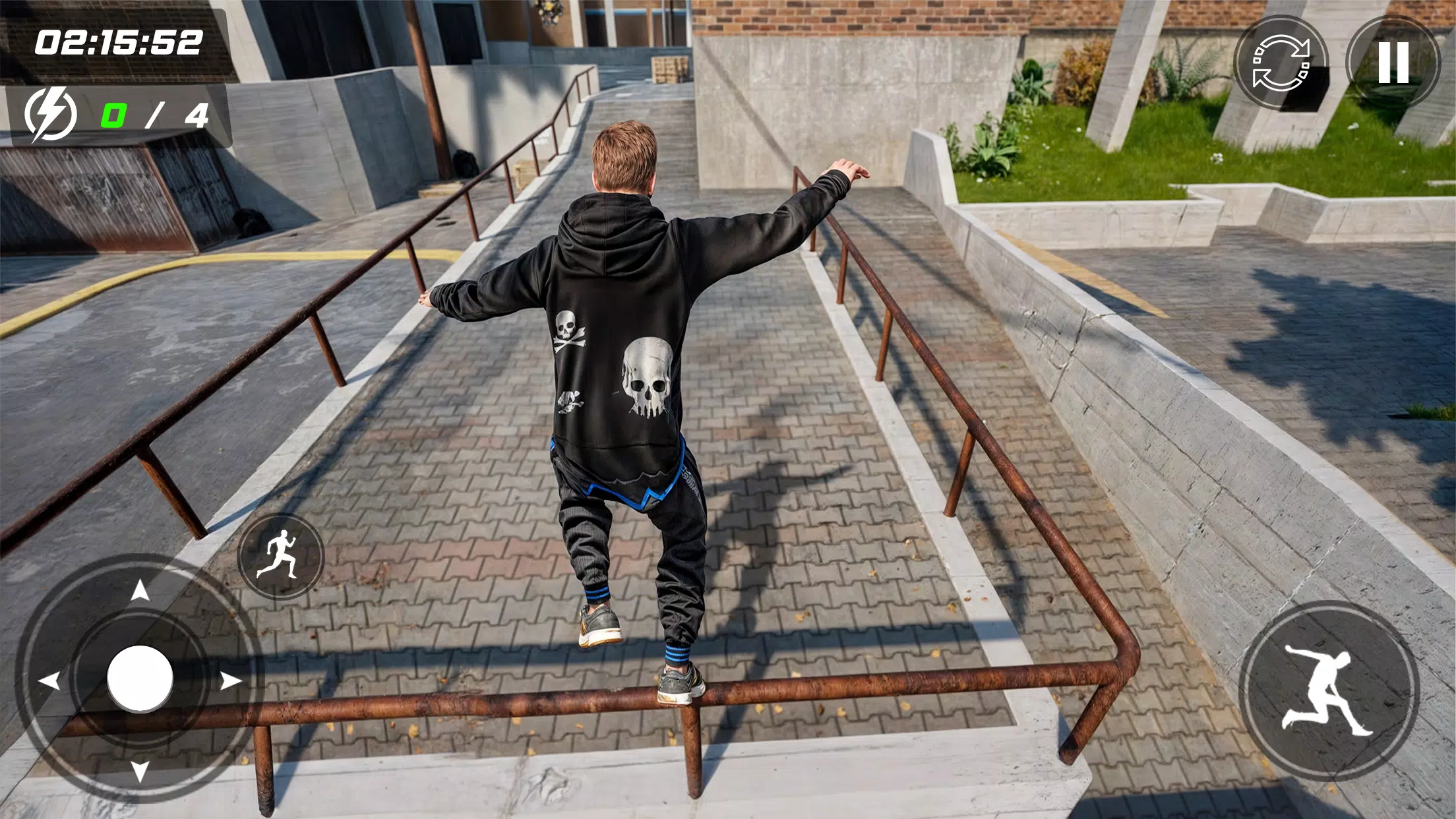 Going Up Rooftop Parkour Games Screenshot 2